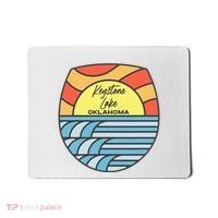 Keystone Lake Oklahoma Ok Sunset Vacation Souvenir Mousepad thumb 0