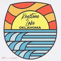 Keystone Lake Oklahoma Ok Sunset Vacation Souvenir Mousepad thumb 1