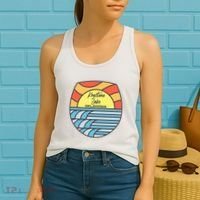 Keystone Lake Oklahoma Ok Sunset Vacation Souvenir Women's Tank Top thumb 2