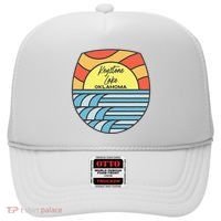 Keystone Lake Oklahoma Ok Sunset Vacation Souvenir Hat thumb 0