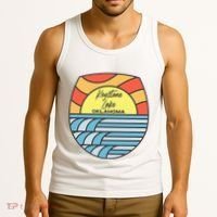 Keystone Lake Oklahoma Ok Sunset Vacation Souvenir Tank Top thumb 3