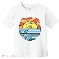 Keystone Lake Oklahoma Ok Sunset Vacation Souvenir Toddler T-Shirt thumb 0