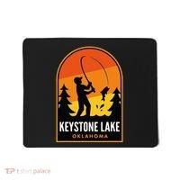 Keystone Lake Oklahoma Fishing Mousepad thumb 0