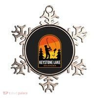 Keystone Lake Oklahoma Fishing Ornament thumb 0