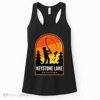 Keystone Lake Oklahoma Fishing Women's Tank Top thumb 0