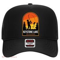 Keystone Lake Oklahoma Fishing Hat thumb 0