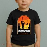 Keystone Lake Oklahoma Fishing Toddler T-Shirt thumb 2