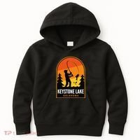 Keystone Lake Oklahoma Fishing Kids Hoodie thumb 0