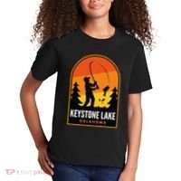 Keystone Lake Oklahoma Fishing Kids T-Shirt thumb 2