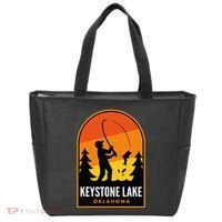 Keystone Lake Oklahoma Fishing Tote Bag thumb 0