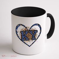 Kentucky Leopard Print KY Pride Kentucky Girl Cute State  Coffee Mug thumb 1