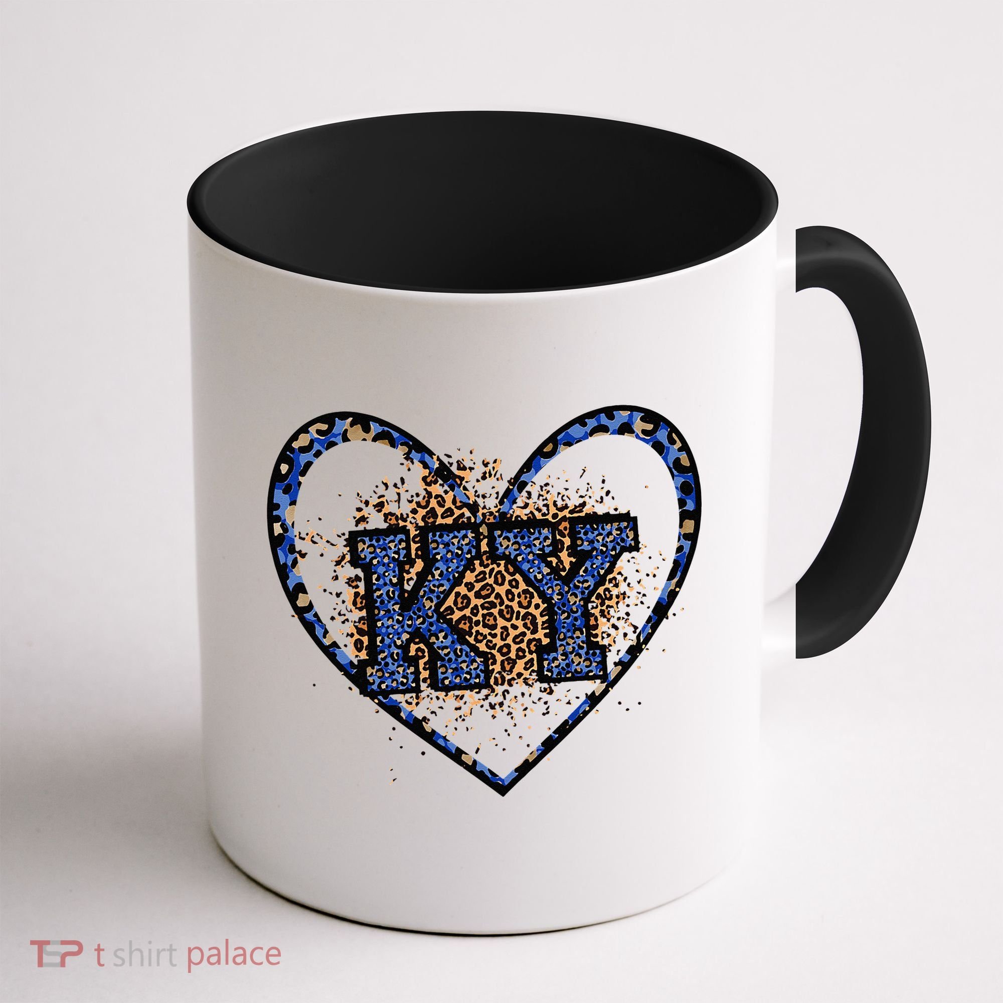 Kentucky Leopard Print KY Pride Kentucky Girl Cute State  Coffee Mug