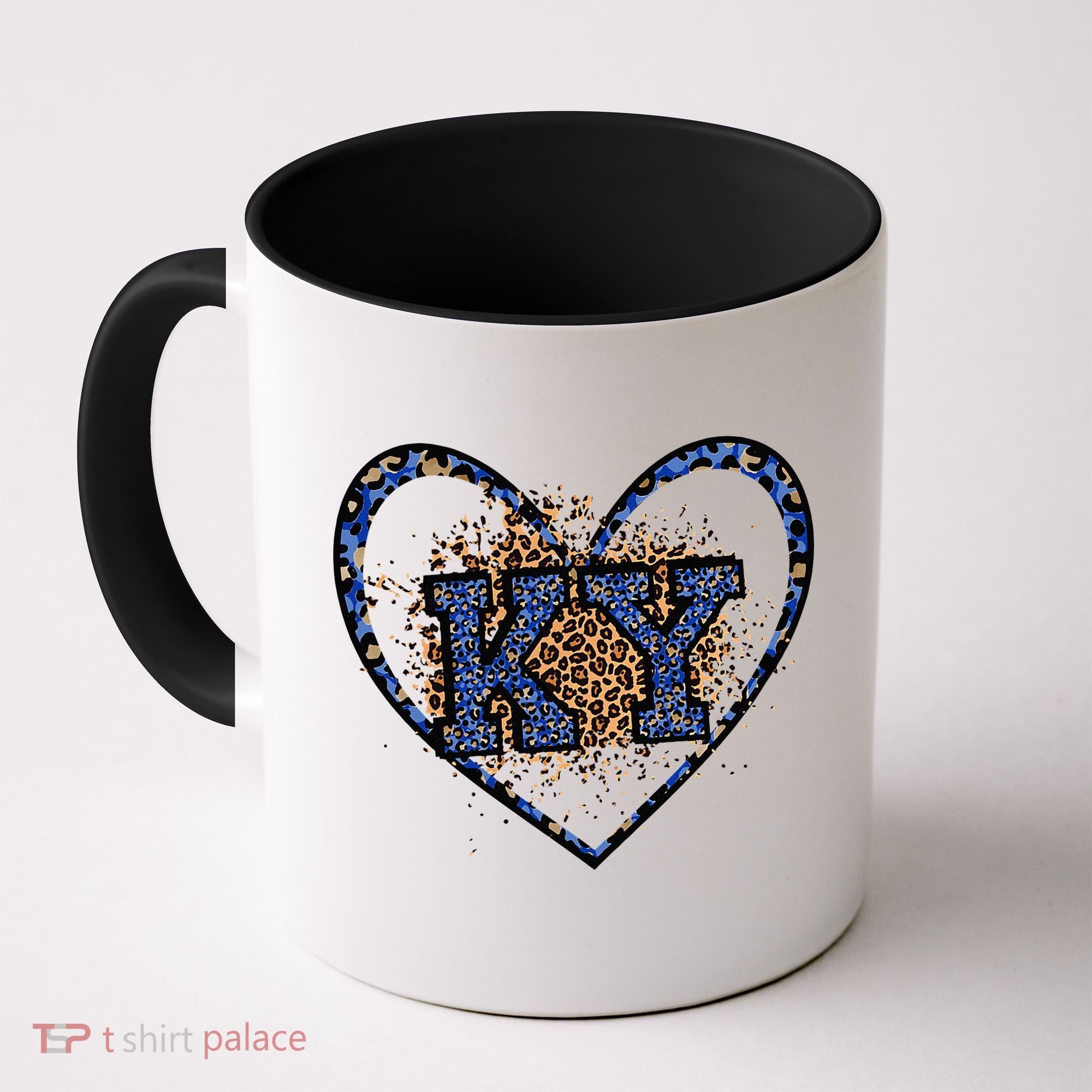 Kentucky Leopard Print KY Pride Kentucky Girl Cute State  Coffee Mug