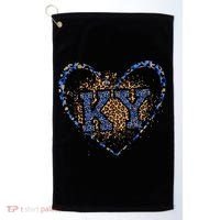 Kentucky Leopard Print KY Pride Kentucky Girl Cute State  Golf Towel thumb 0
