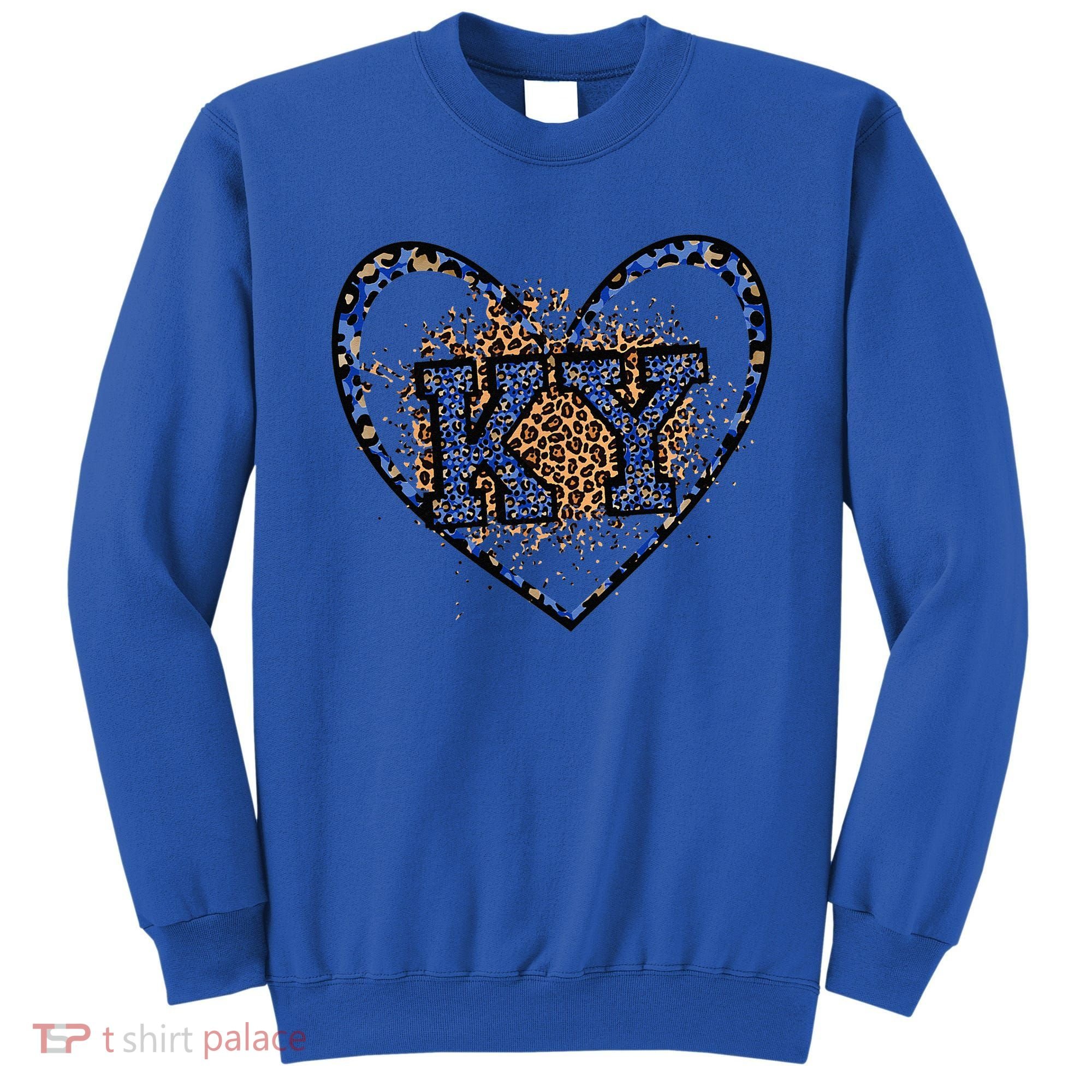 Kentucky Leopard Print KY Pride Kentucky Girl Cute State  Sweatshirt