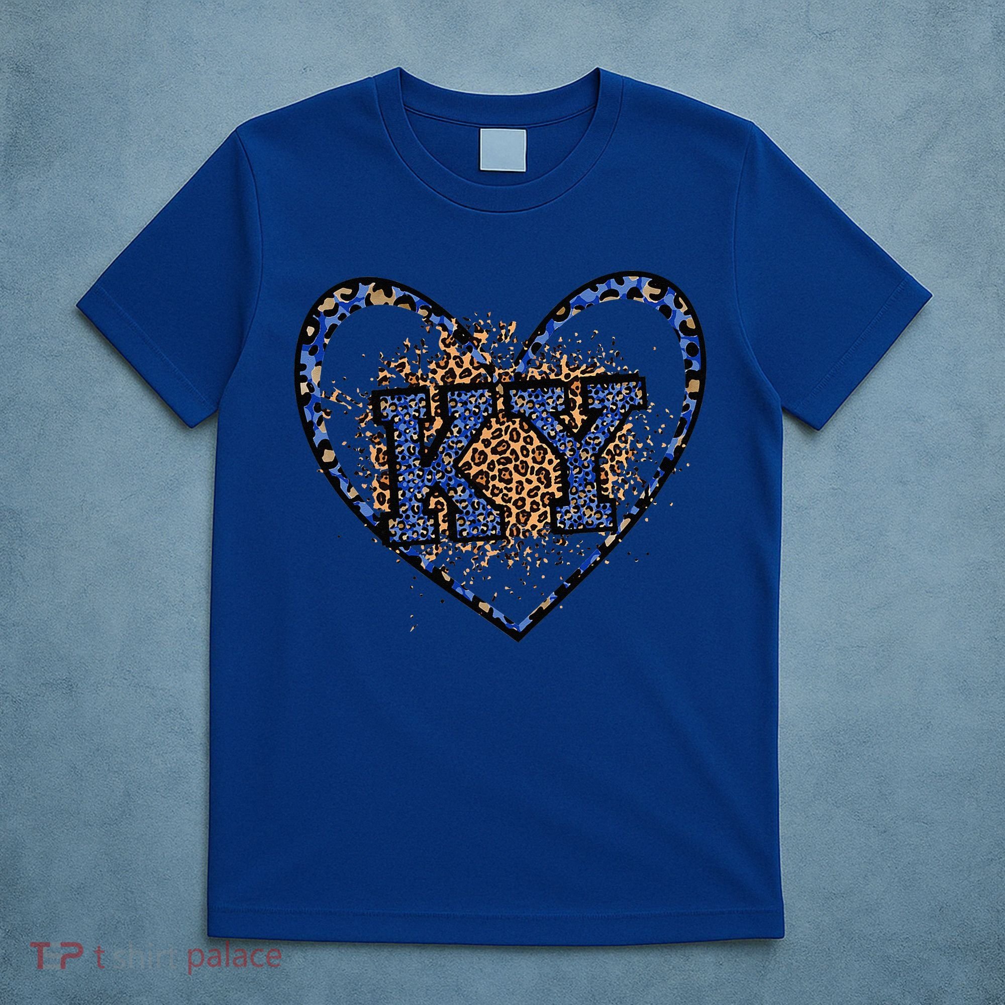Kentucky Leopard Print KY Pride Kentucky Girl Cute State  T-Shirt