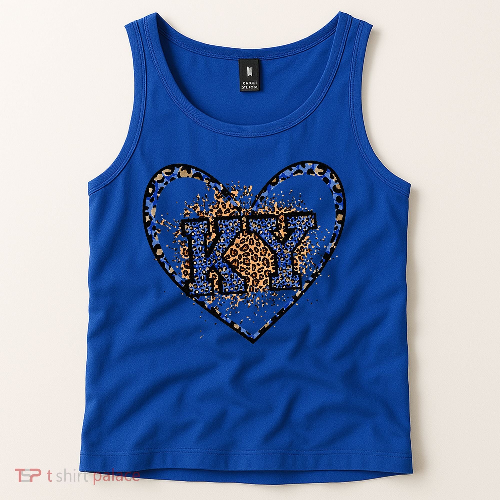 Kentucky Leopard Print KY Pride Kentucky Girl Cute State  Tank Top