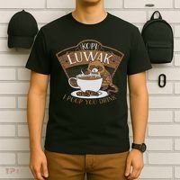 Kopi Luwak Palm Civet Fermented Coffee I Poop You Drink Fun T-Shirt thumb 6