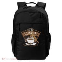Kopi Luwak Palm Civet Fermented Coffee I Poop You Drink Fun Backpack thumb 0