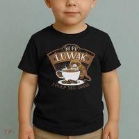 Kopi Luwak Palm Civet Fermented Coffee I Poop You Drink Fun Toddler T-Shirt thumb 2