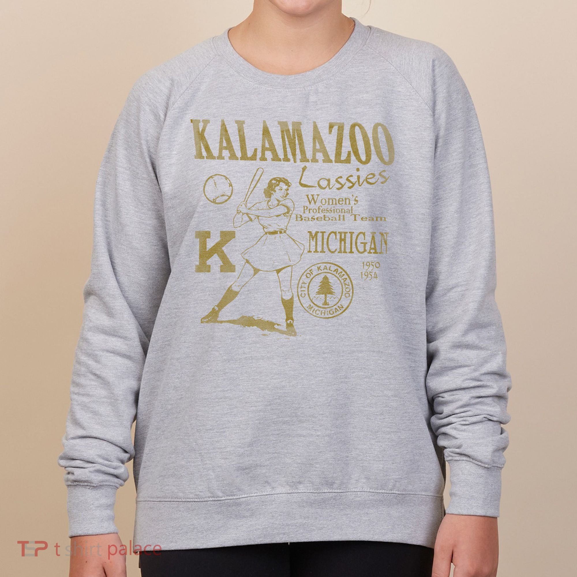 Kalamazoo Lassies Professional Women Baseball Team Women's Sweatshirt