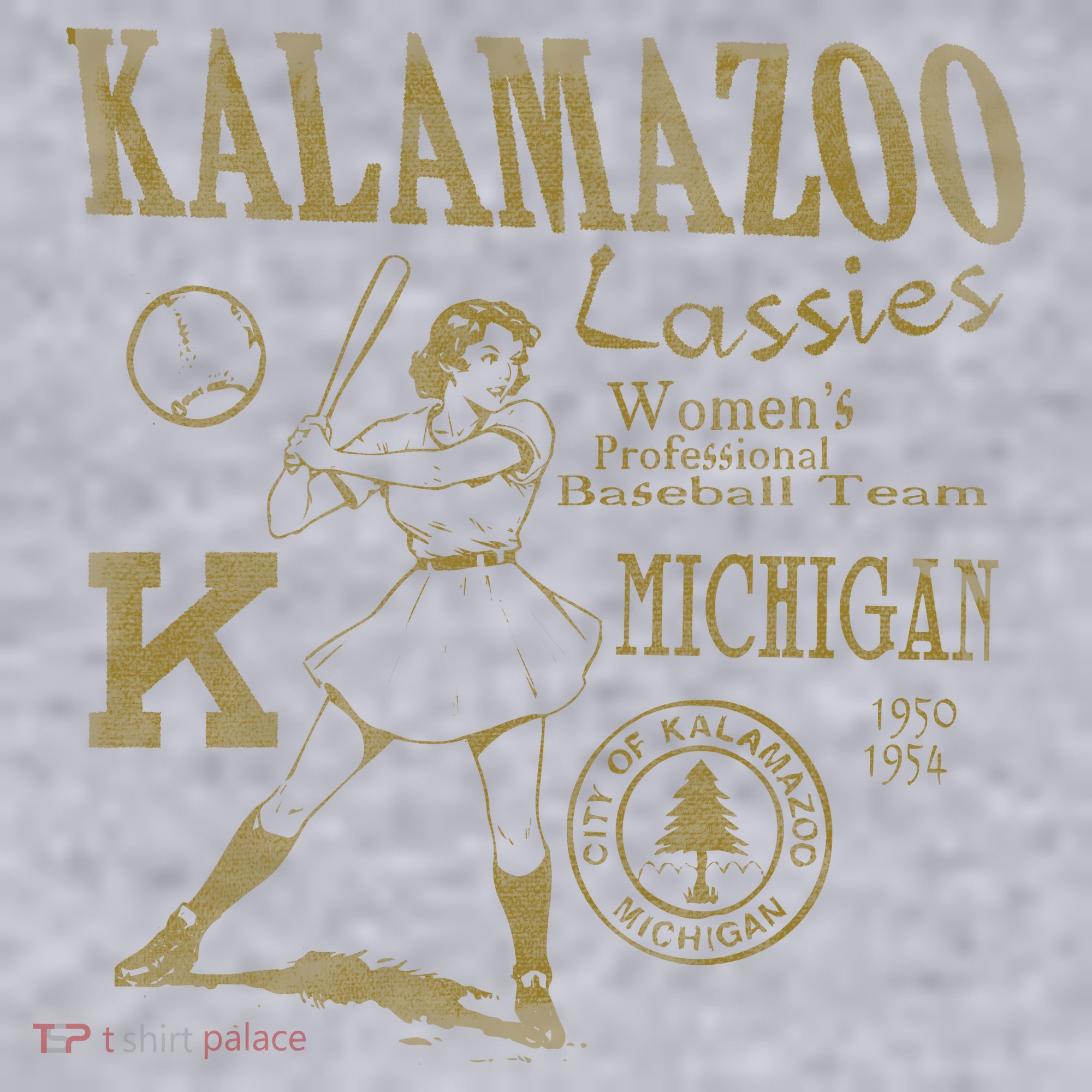 Kalamazoo Lassies Professional Women Baseball Team Women's Sweatshirt