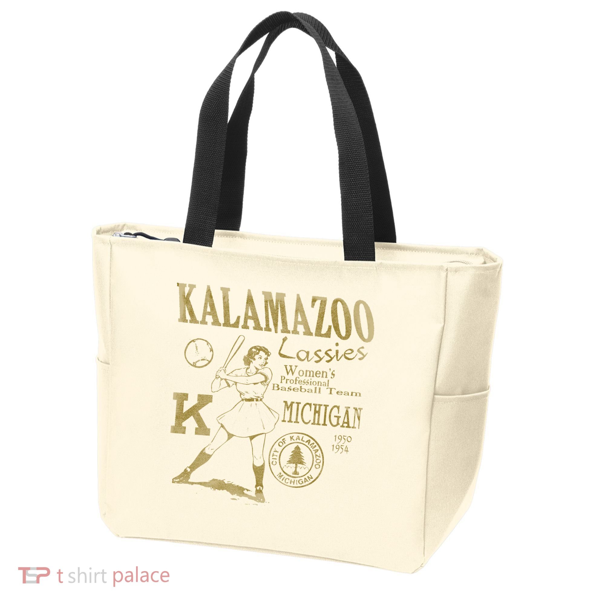 Kalamazoo Lassies Professional Women Baseball Team Tote Bag