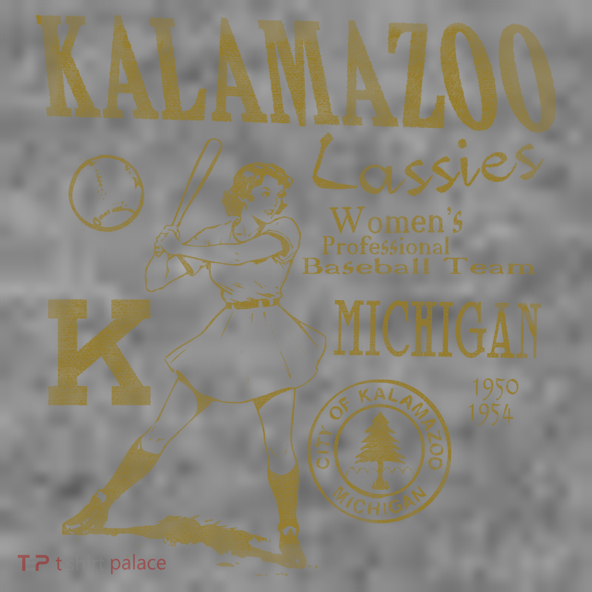 Kalamazoo Lassies Professional Women Baseball Team Toddler Hoodie