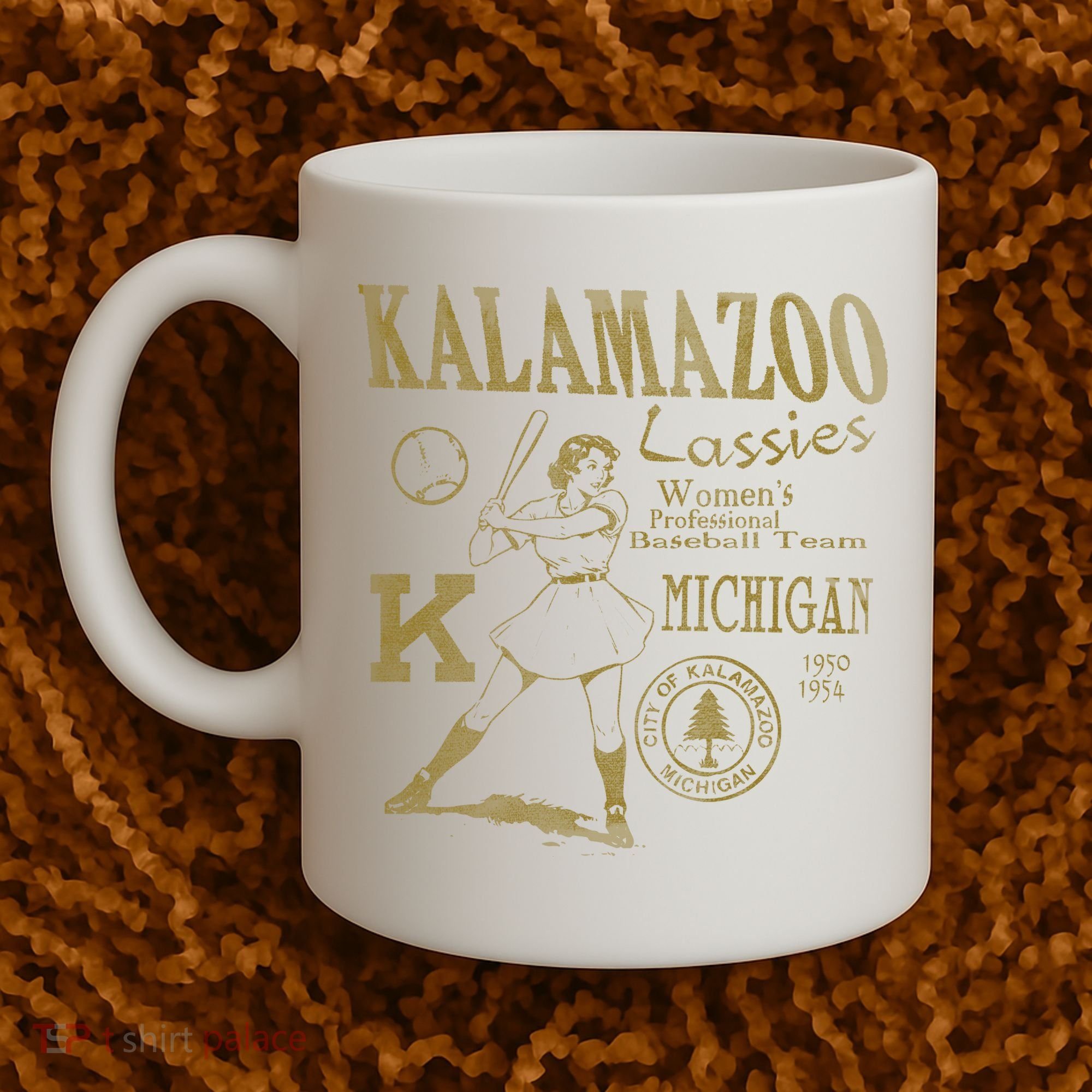 Kalamazoo Lassies Professional Women Baseball Team Coffee Mug