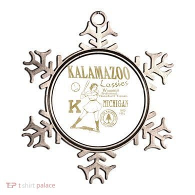Kalamazoo Lassies Professional Women Baseball Team Ornament