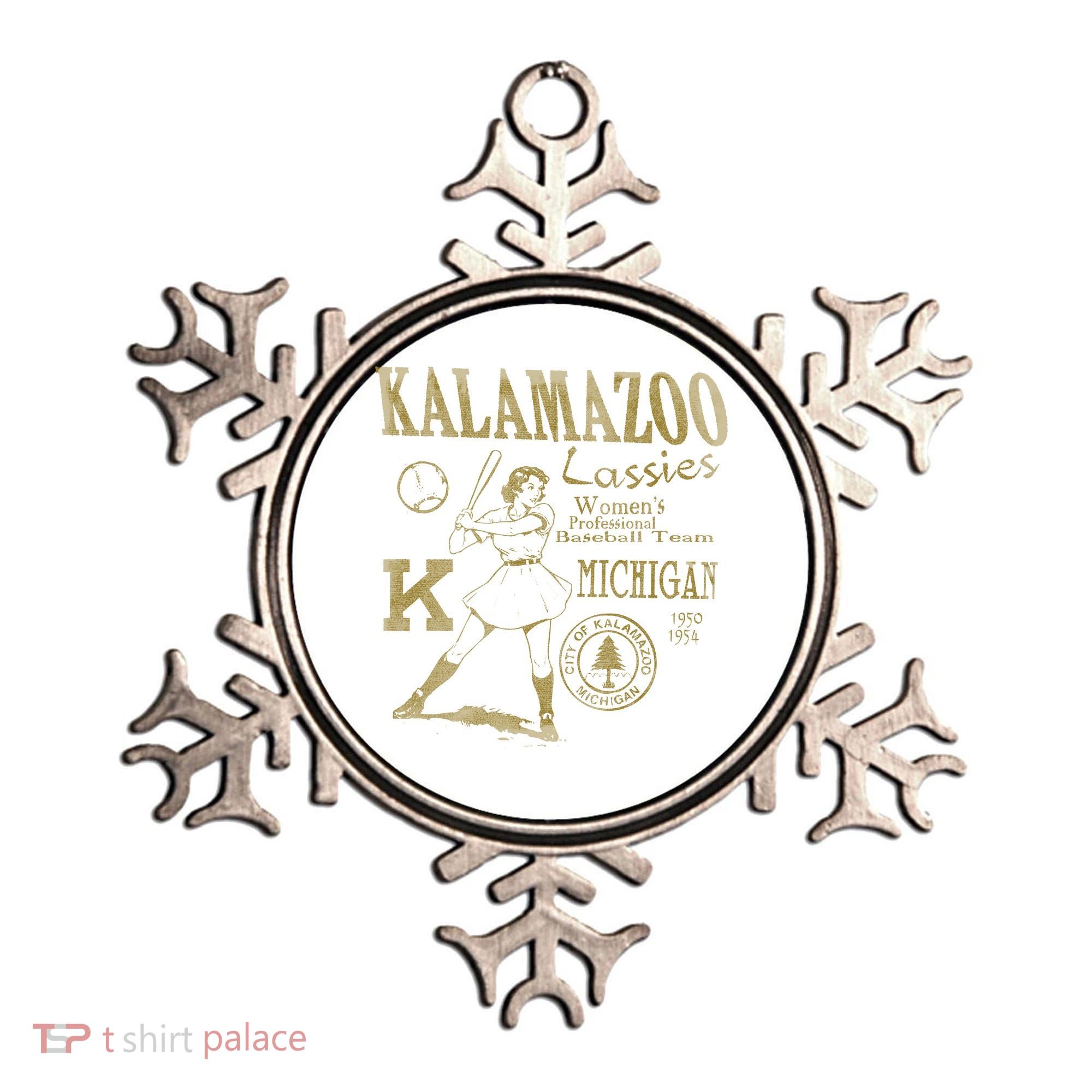 Kalamazoo Lassies Professional Women Baseball Team Ornament