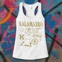 Kalamazoo Lassies Professional Women Baseball Team Women's Tank Top thumb 3