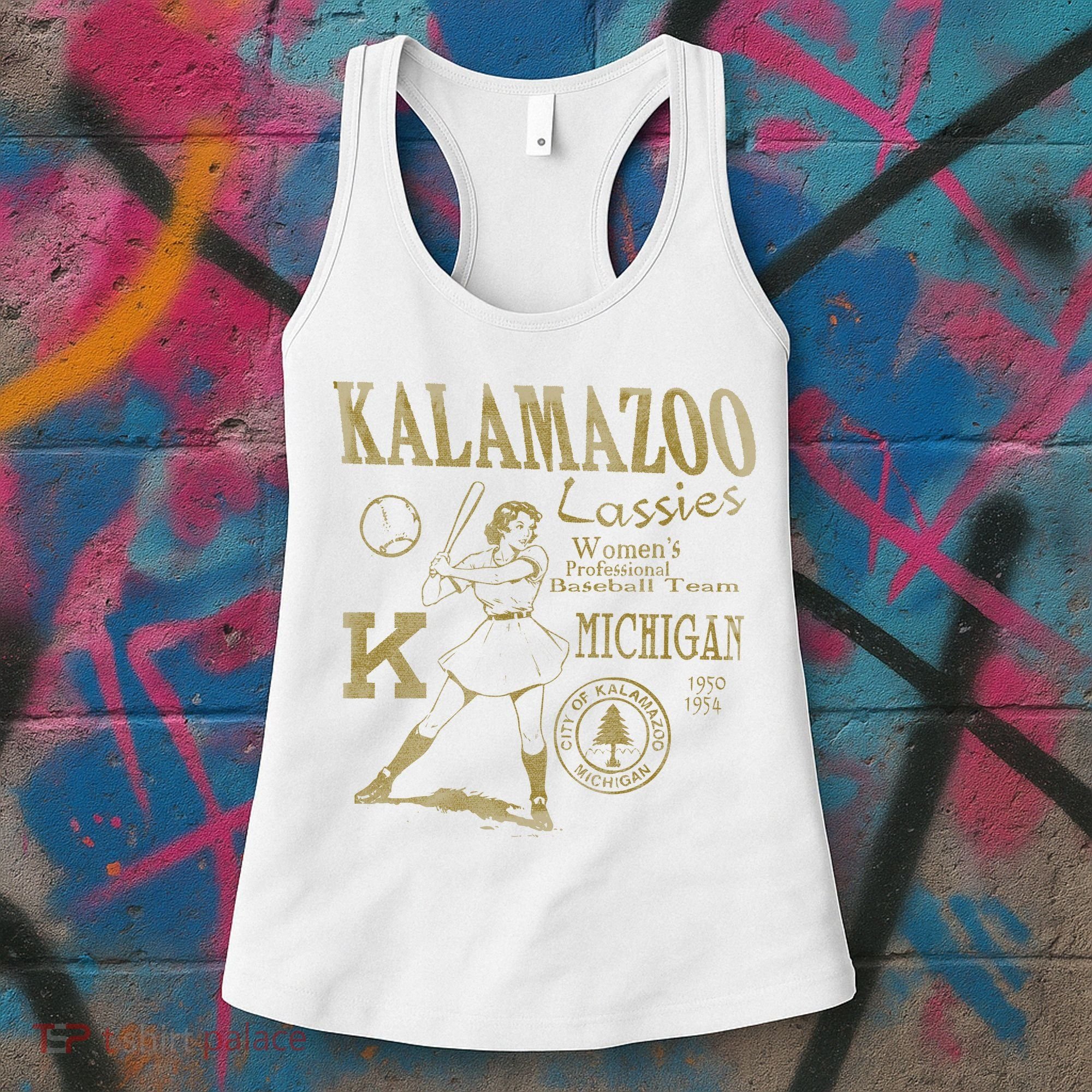 Kalamazoo Lassies Professional Women Baseball Team Women's Tank Top