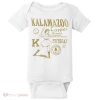 Kalamazoo Lassies Professional Women Baseball Team Baby Bodysuit thumb 0