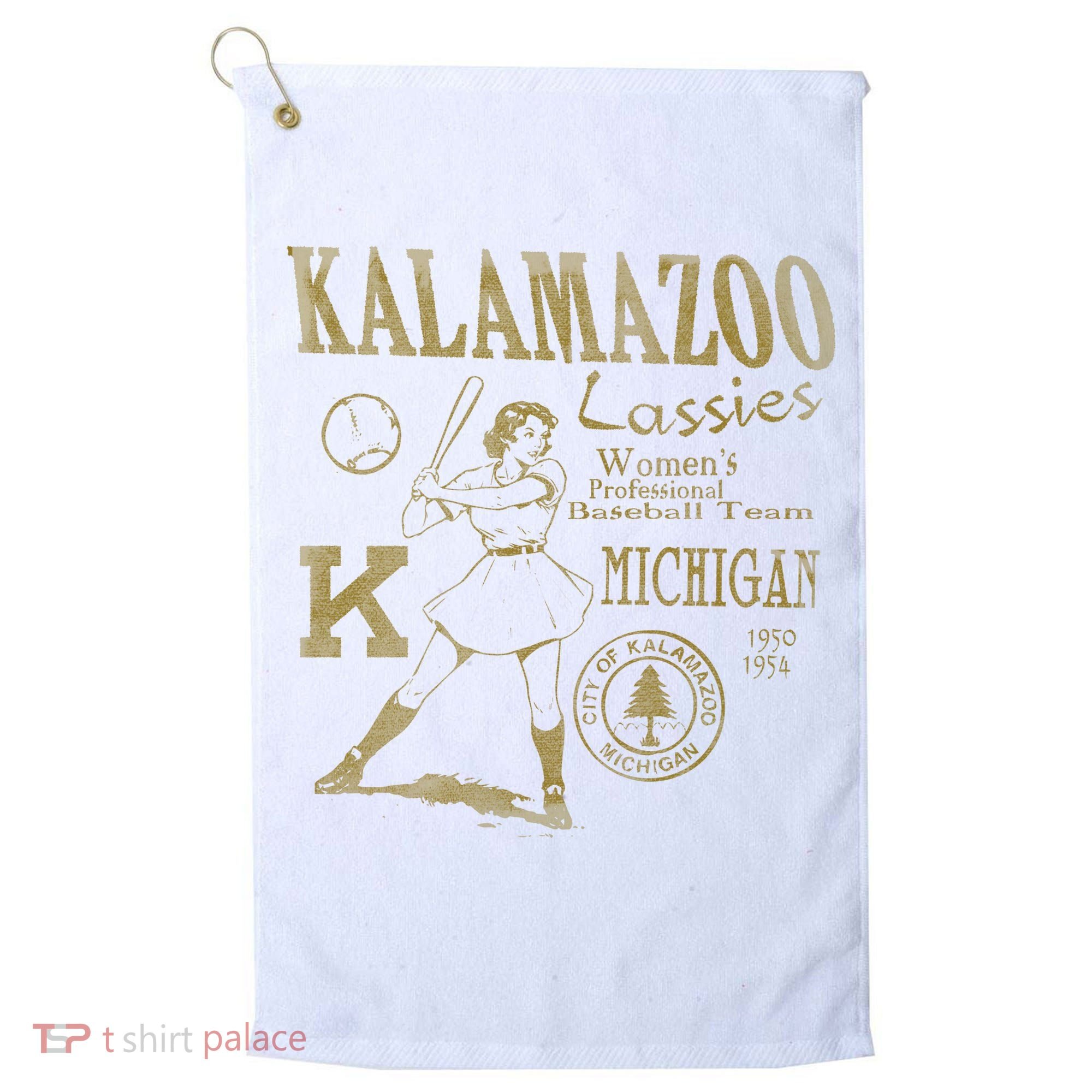 Kalamazoo Lassies Professional Women Baseball Team Golf Towel