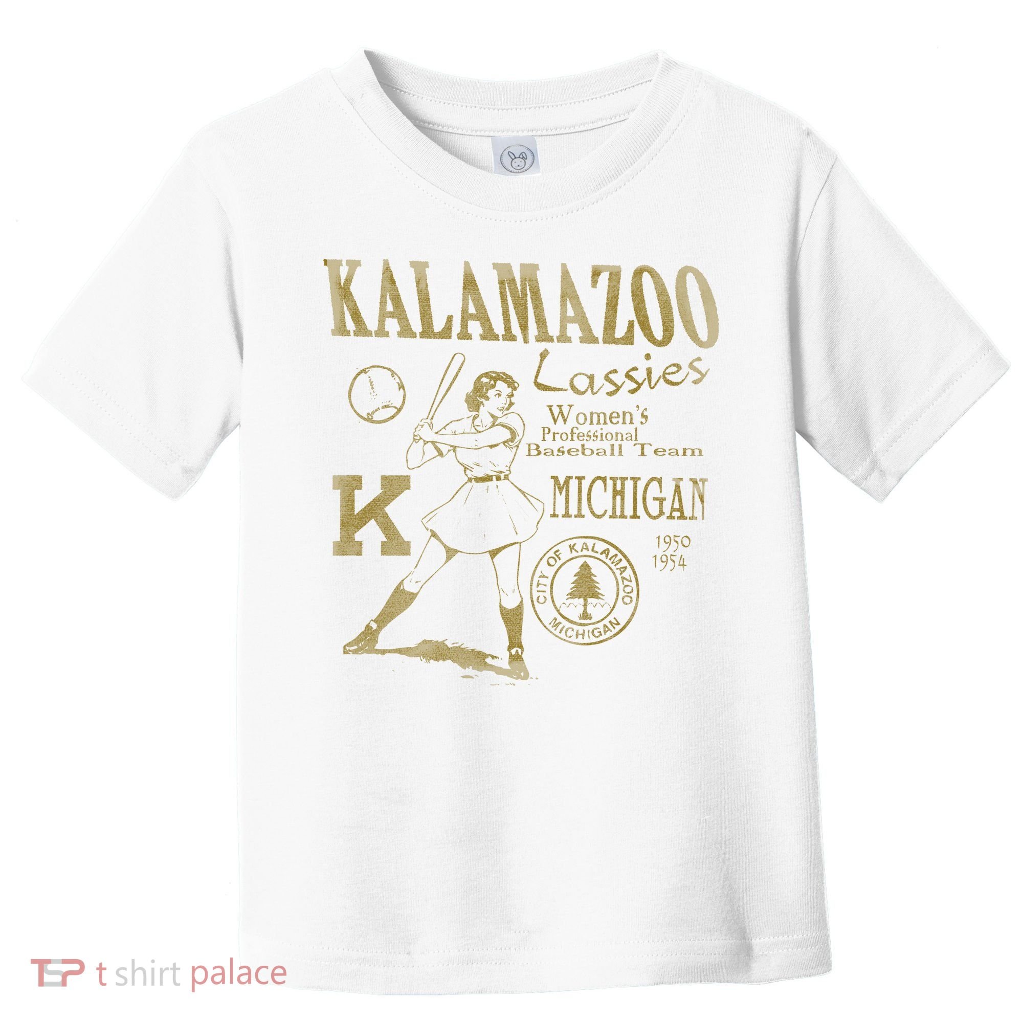 Kalamazoo Lassies Professional Women Baseball Team Toddler T-Shirt