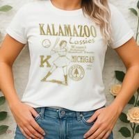 Kalamazoo Lassies Professional Women Baseball Team Women's T-Shirt thumb 2