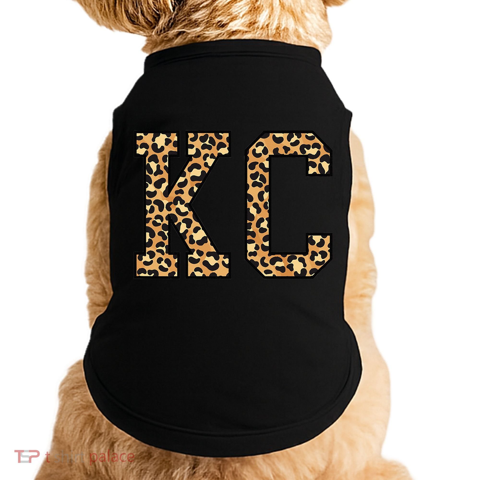 KC Leopard Pattern Wo Kansas City Doggie Tank