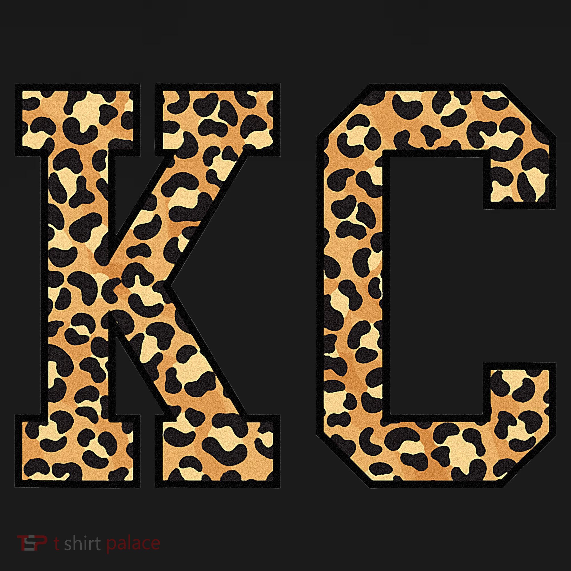 KC Leopard Pattern Wo Kansas City USA-Made Doggie Bandana