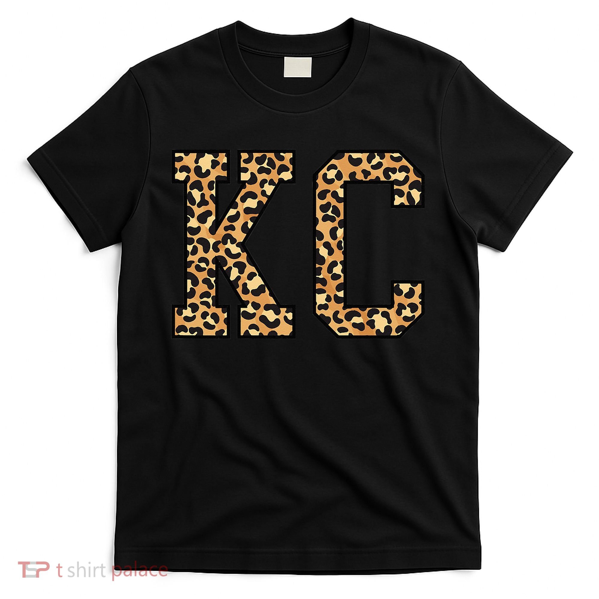 KC Leopard Pattern Wo Kansas City T-Shirt