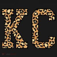 KC Leopard Pattern Wo Kansas City Pajama Set thumb 2