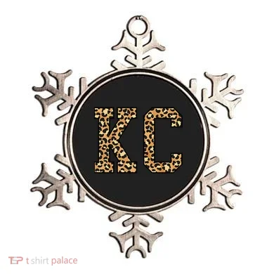 KC Leopard Pattern Wo Kansas City Ornament