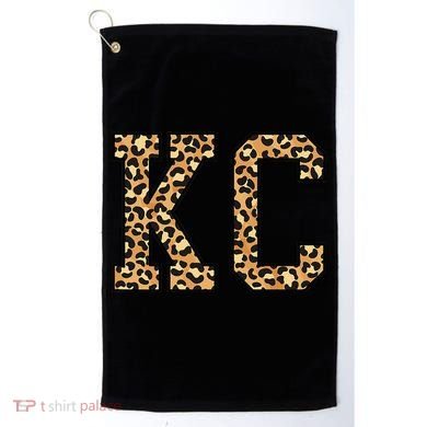 KC Leopard Pattern Wo Kansas City Golf Towel