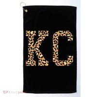 KC Leopard Pattern Wo Kansas City Golf Towel thumb 0