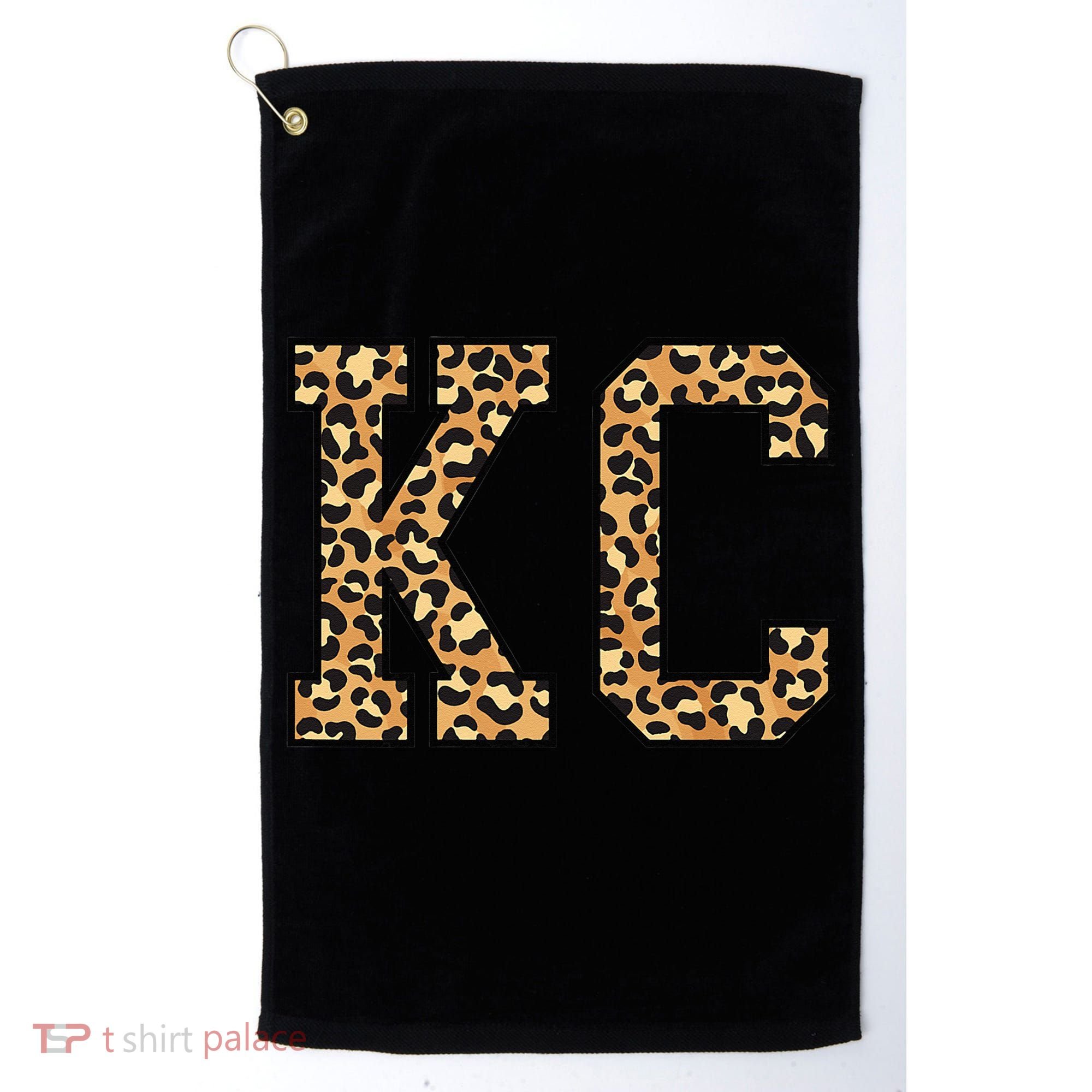 KC Leopard Pattern Wo Kansas City Golf Towel