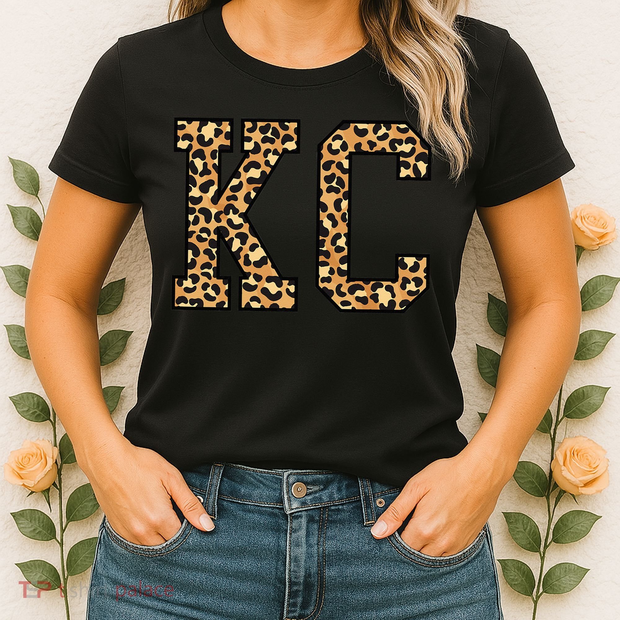 KC Leopard Pattern Wo Kansas City Women's T-Shirt