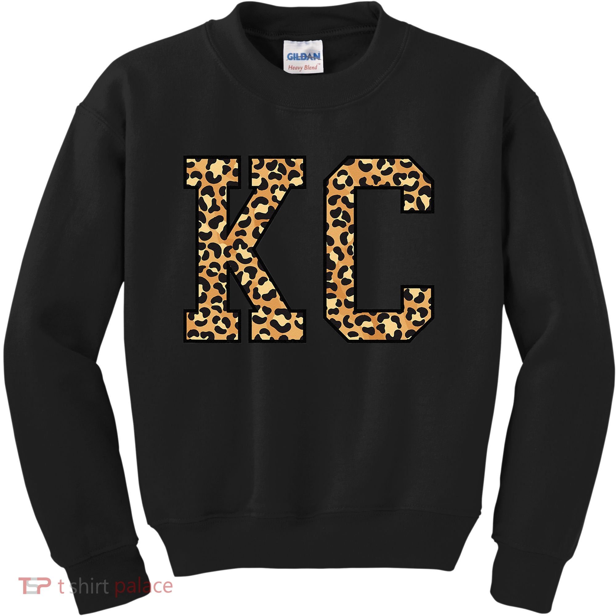 KC Leopard Pattern Wo Kansas City Kids Sweatshirt