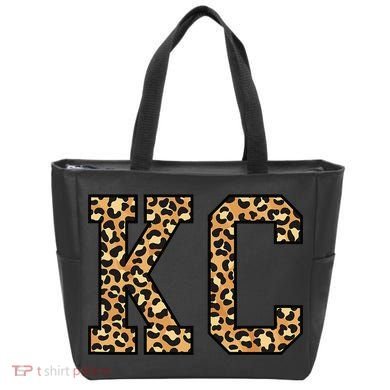 KC Leopard Pattern Wo Kansas City Tote Bag