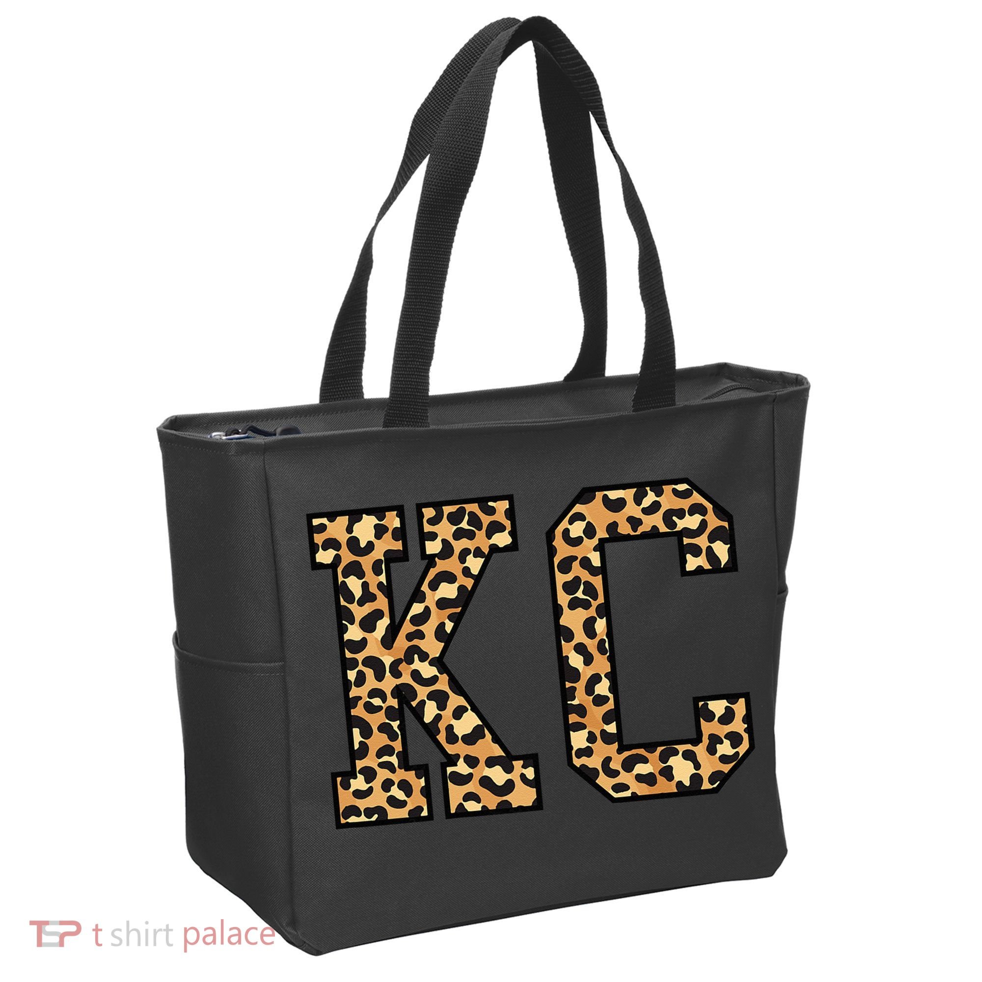 KC Leopard Pattern Wo Kansas City Tote Bag