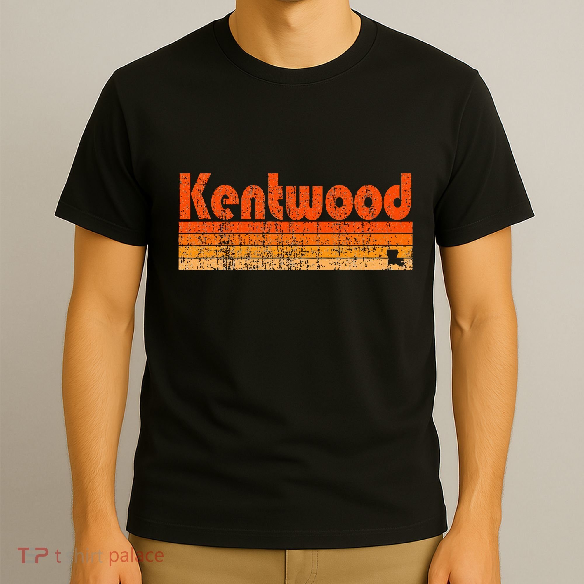 Kentwood Louisiana Retro 80s Style T-Shirt